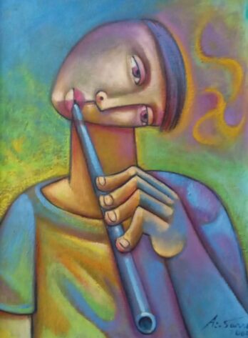 Adélio Sarro - Tocando na Luz - OST - 40 X 30 cm