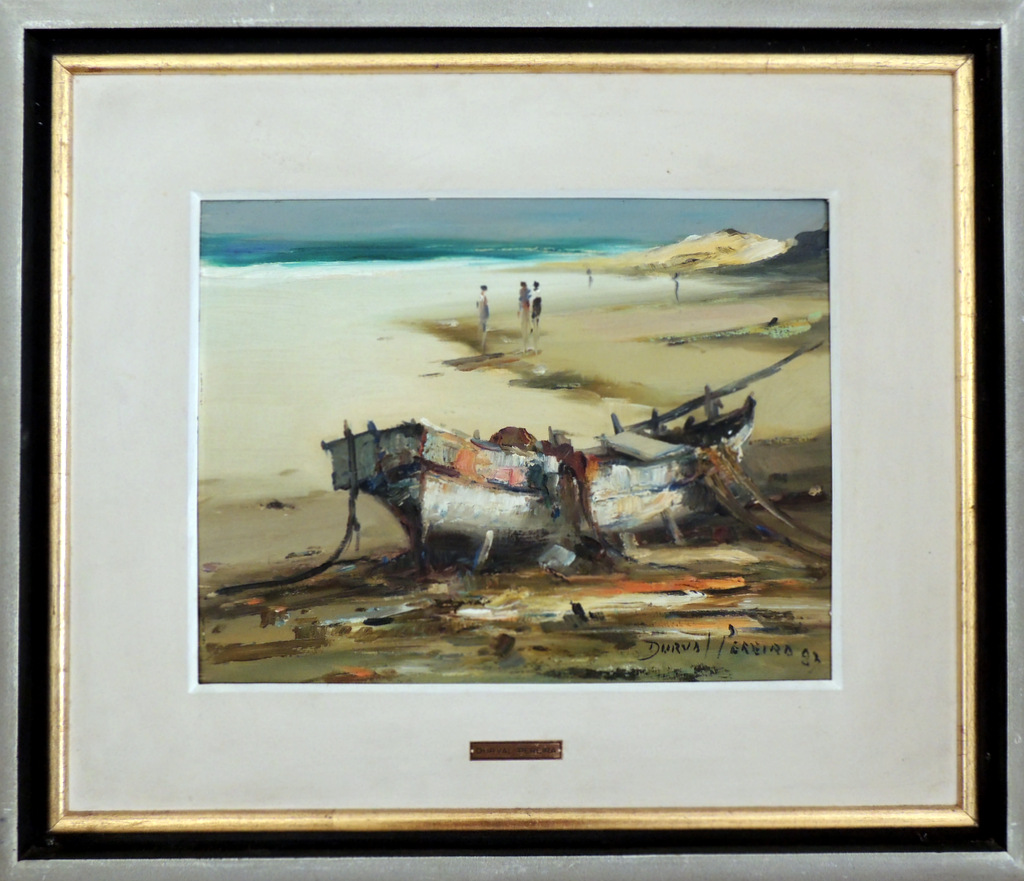 Durval Pereira - Barco na Areia - OSE - 28 X 35 cm