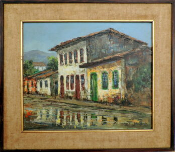 Durval Pereira - Casario com Espelho D´água - OST - 50 X 60 cm