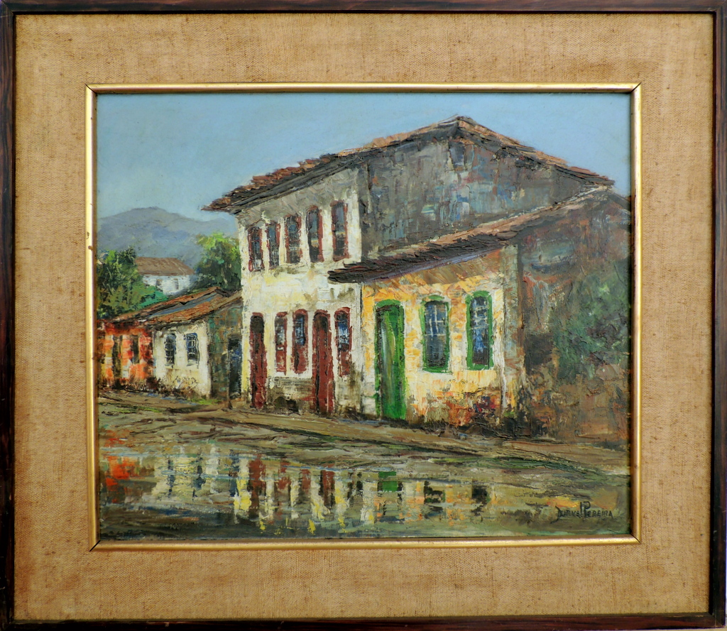 Durval Pereira - Casario com Espelho D´água - OST - 50 X 60 cm