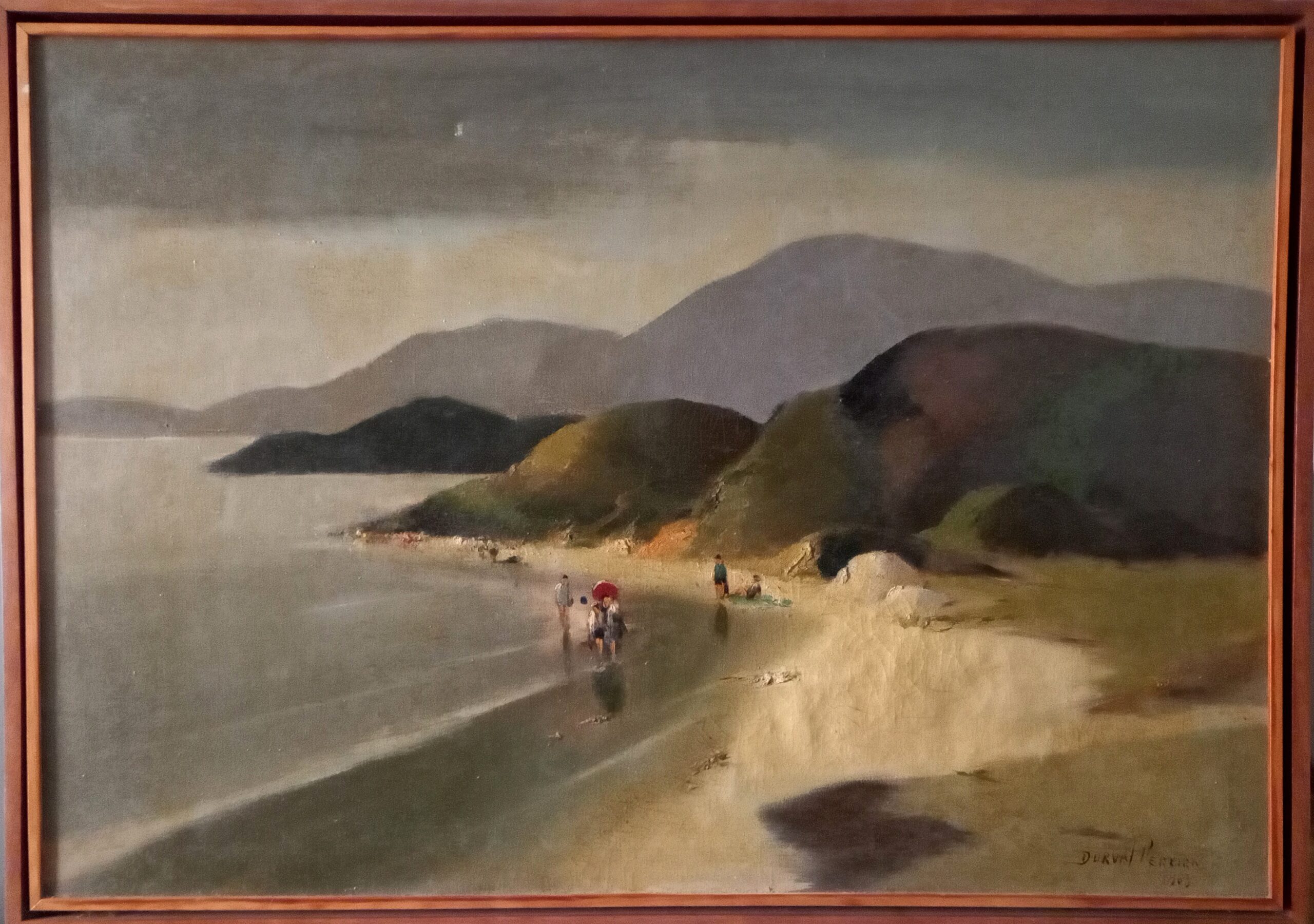 Durval Pereira - Figuras na Praia - OST - 80 X 115 cm