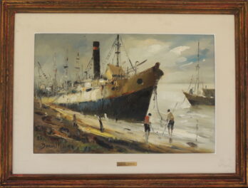 Durval Pereira - Navio - OST - 40 X 60 cm