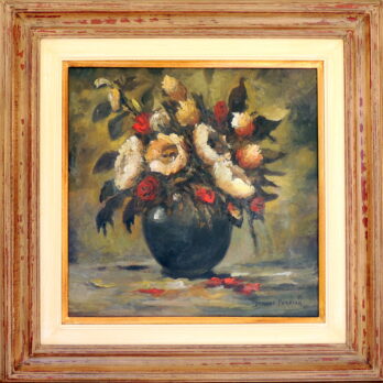 Durval Pereira - Vaso com Flores - OST - 50 X 50 cm