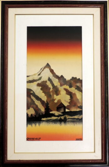 Roosevelt - Paisagem com Montanha - OST - 60 X 30 cm - frente - Brazil Gallery - de 1600 por 1500