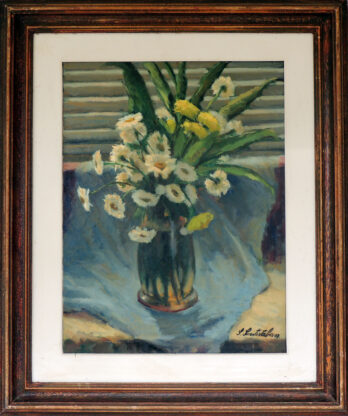 Santisteban, Salvador - Vaso com Flores - OST - 65 X 50 cm - frente - de 4500 por 4200