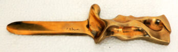 Calabrone, Domênico - Adaga - Múltiplo em Bronze - (092) - 25 cm