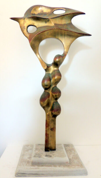 Calabrone, Domênico - Figura - Escultura em Bronze - 88 X 50 cm