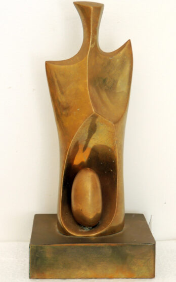 Calabrone, Domênico - Figura - Múltiplo em Bronze (034) - 19 cm de altura
