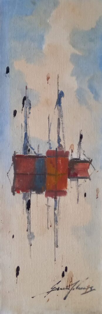 Sansão Pereira - Barco 4 - OSJ - 90 X 30 cm
