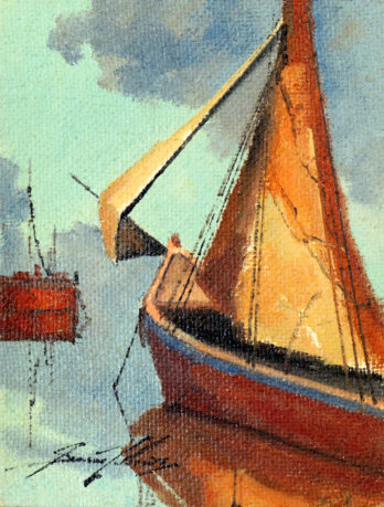 Sansão Pereira - Barco - OSJ - 40 X 30 cm