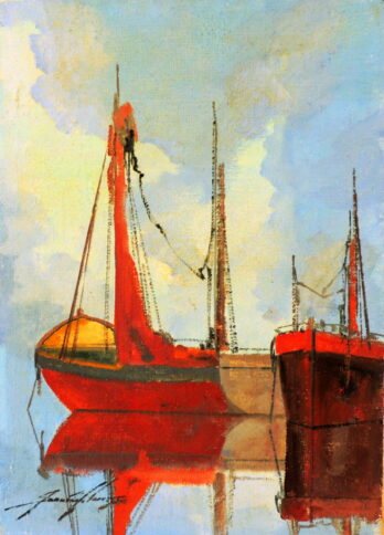 Sansão Pereira - Barcos 1 - OSJ - 70 X 50 cm
