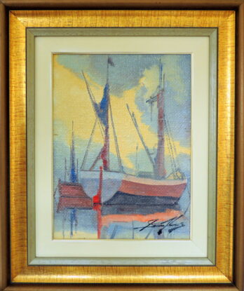 Sansão Pereira - Barcos - OSJ - 40 X 30 cm