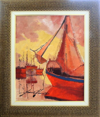 Sansão Pereira - Barcos - OSJ - 50 X 40 cm
