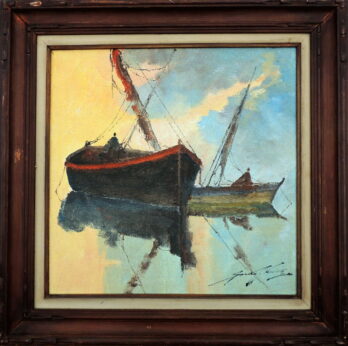 Sansão Pereira - Barcos - OSJ - 50 X 50 cm