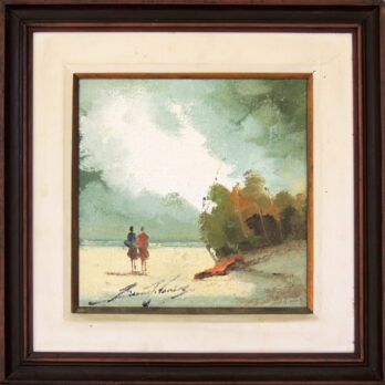 Sansão Pereira - Figuras na Praia - OSJ - 30 X 30 cm