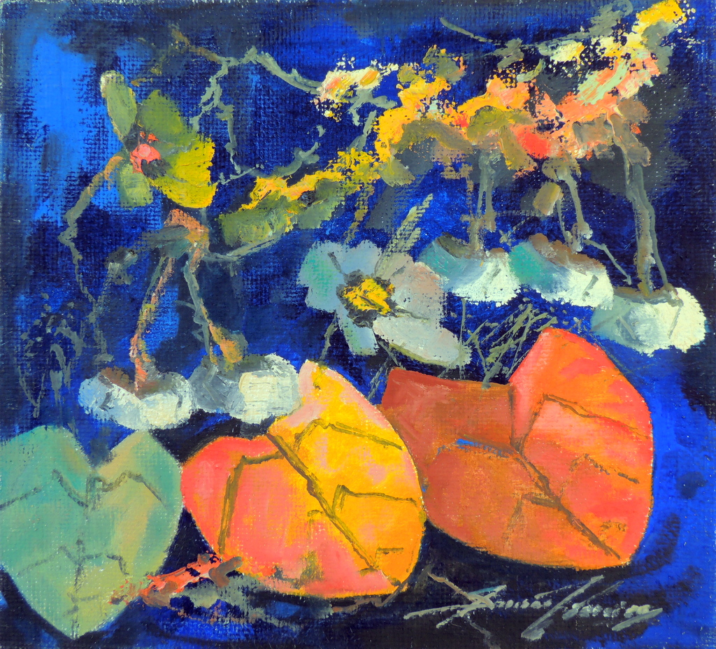 Sansão Pereira - Flores - OSJ - 50 X 55 cm