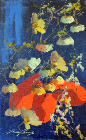 Sansão Pereira - Flores - OSJ - 80 X 50 cm