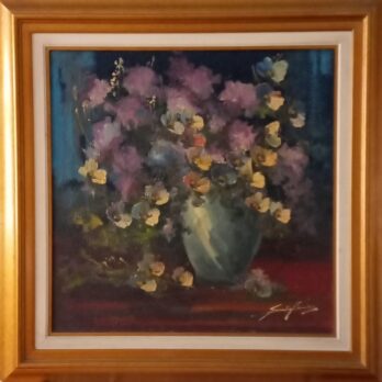 Sansão Pereira - Vaso com Flores - OSJ - 80 X 80 cm
